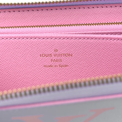 Louis Vuitton Monogram Giant Spring In The City Zippy Wallet Sunrise Pastel 6 of 8