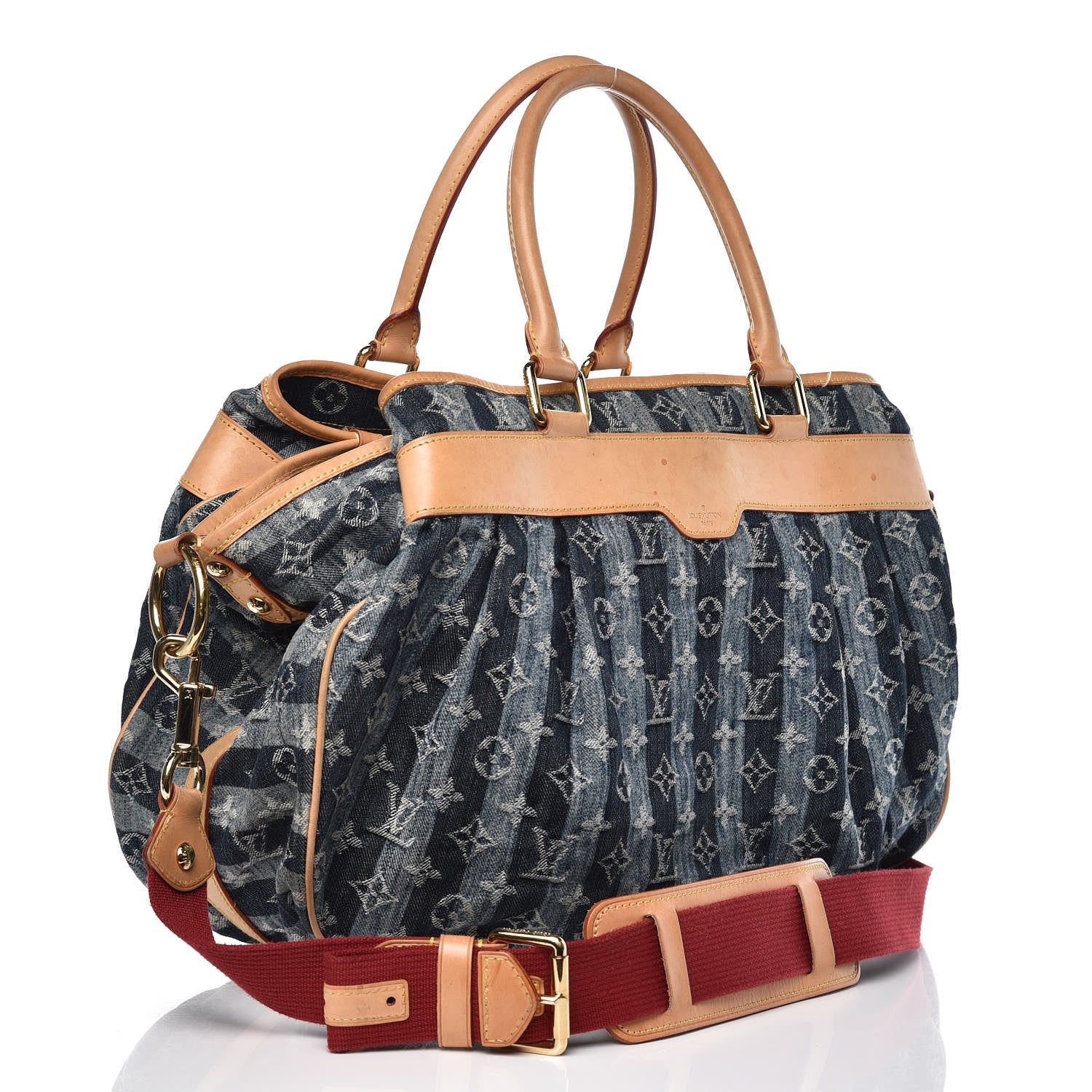 Louis Vuitton Denim Raye Cabas GM 4 of 26