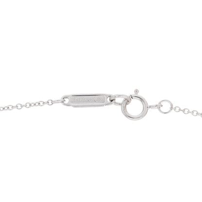 Tiffany 18K White Gold Diamond Small Atlas Open Pave Pendant Necklace 4 of 5