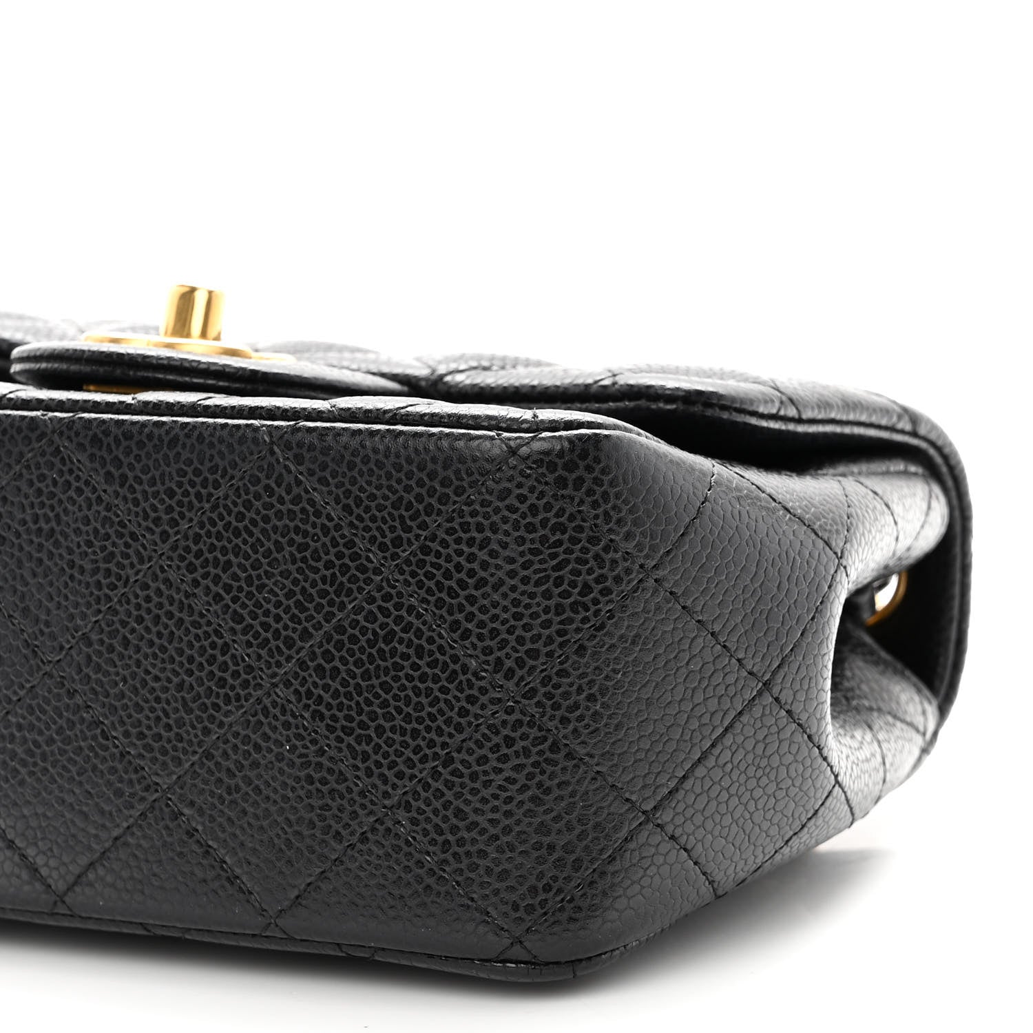 Chanel Caviar Quilted Mini Square Flap Black 9 of 10