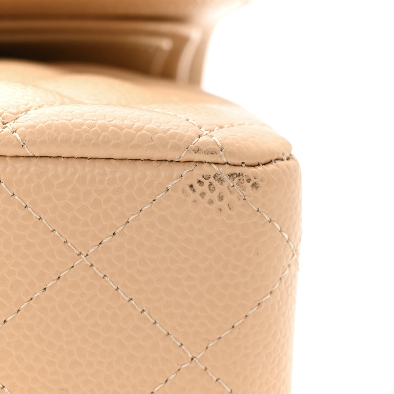 Chanel Caviar Quilted Medium Double Flap Beige Clair 11 of 11