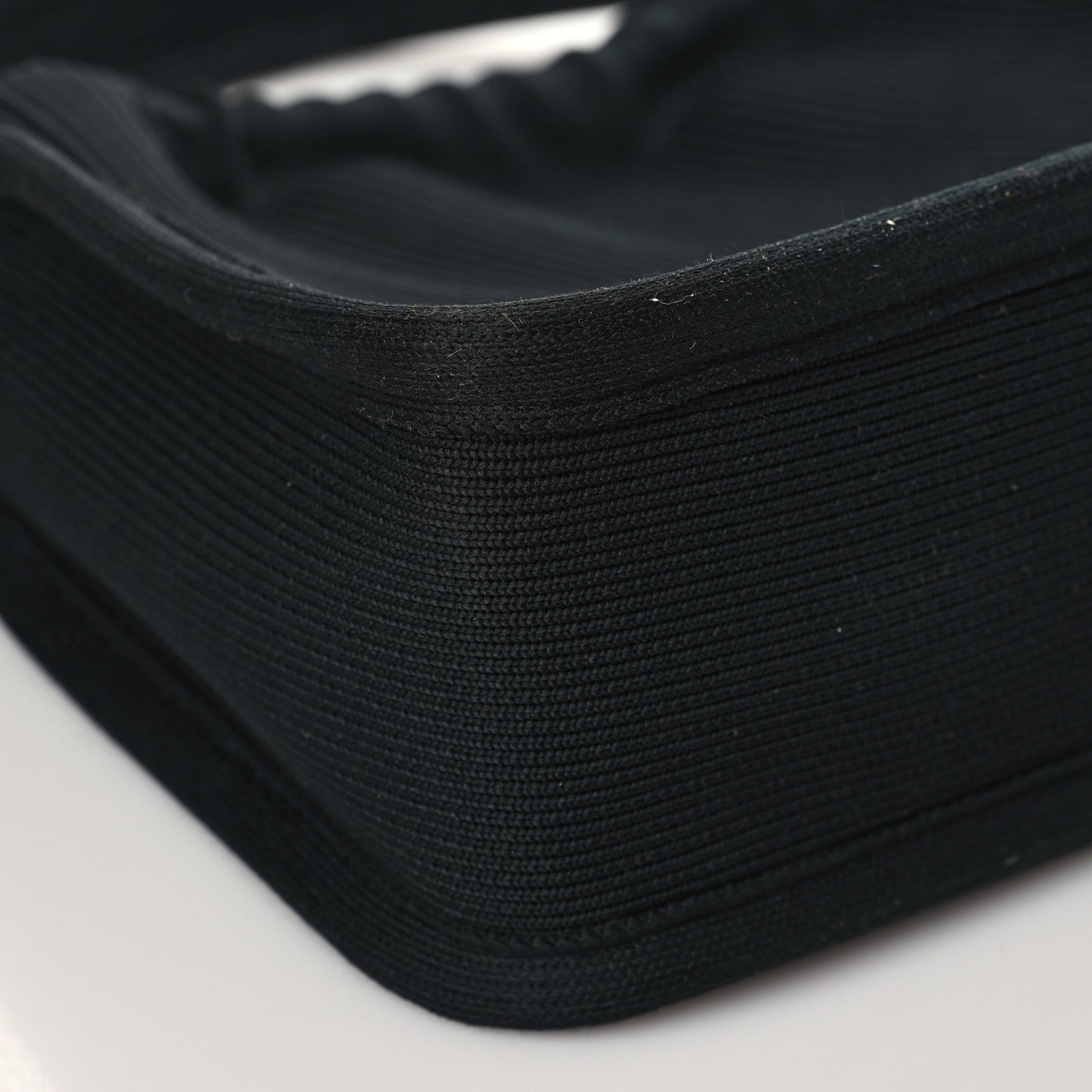 Ribbed Knit Small Ryan Bag Black