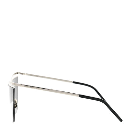 Saint Laurent SL249 Cat Eye Sunglasses Silver 3 of 7