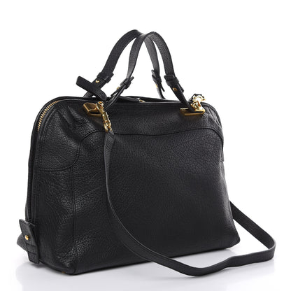 Chloe Grained Calfskin Brooke Satchel Black 3 of 10