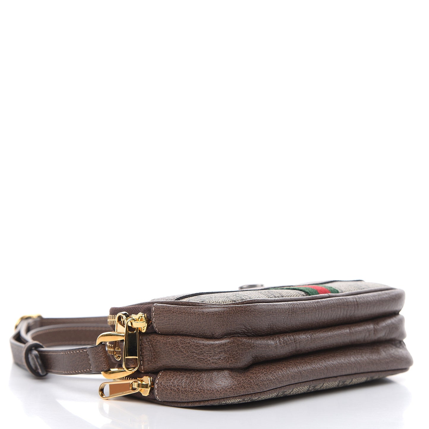 GG Supreme Monogram Web Mini Ophidia GG Bag Brown