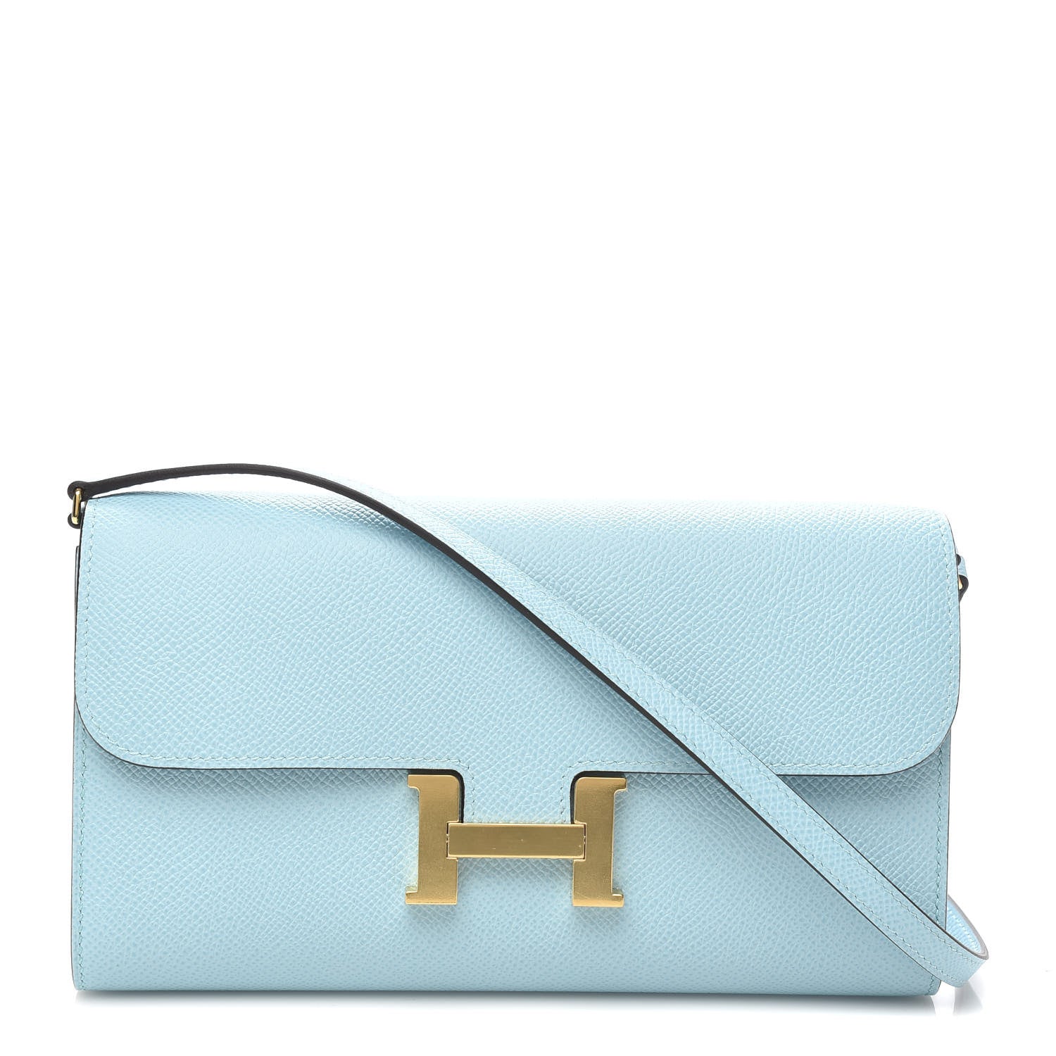 Hermes Epsom Constance Wallet To Go Bleu Atoll 1 of 10