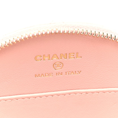 Chanel Lambskin Quilted Round Handle With Care Vanity With Chain Pink 7 of 11