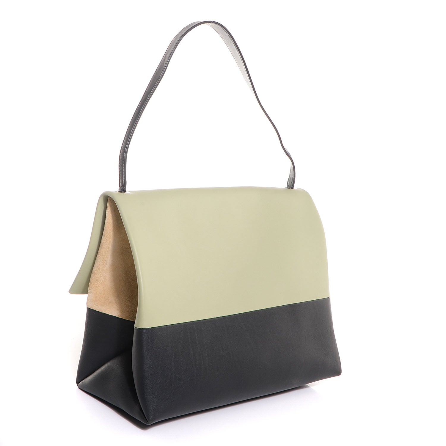 Celine Calfskin All Soft Shoulder Bag Pistachio 3 of 8