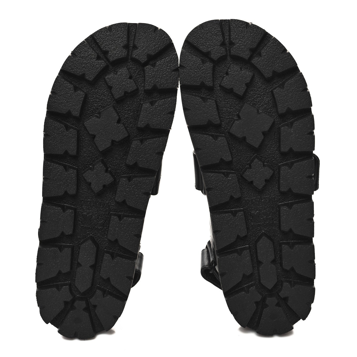 Prada Nappa Quilted Padded Slingback Sandals 37 Black 5 of 9