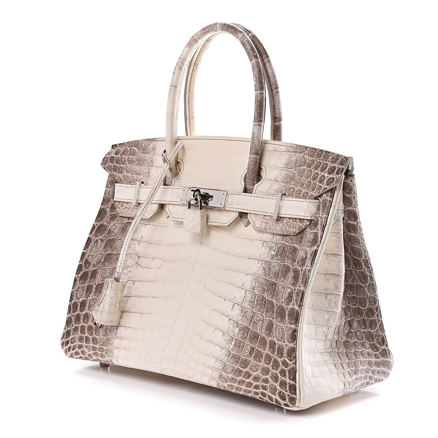 Hermes Matte Niloticus Crocodile Himalaya Birkin 30 Blanc 3 of 56