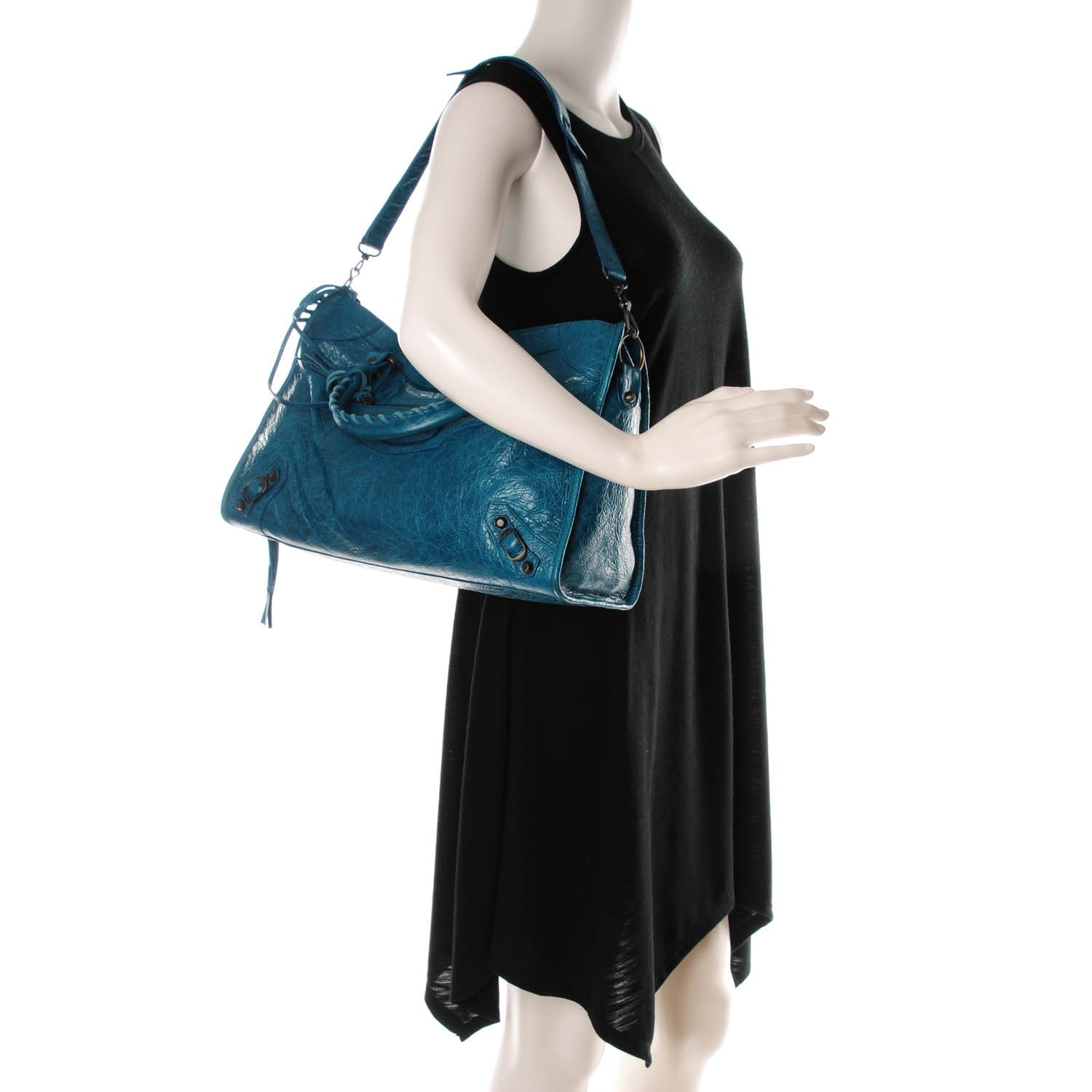 Balenciaga Agneau Classic Hardware City Lagon 2 of 8