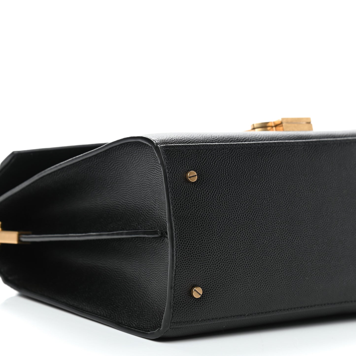 Grain de Poudre Medium Classic Monogram Cassandra Top Handle Black