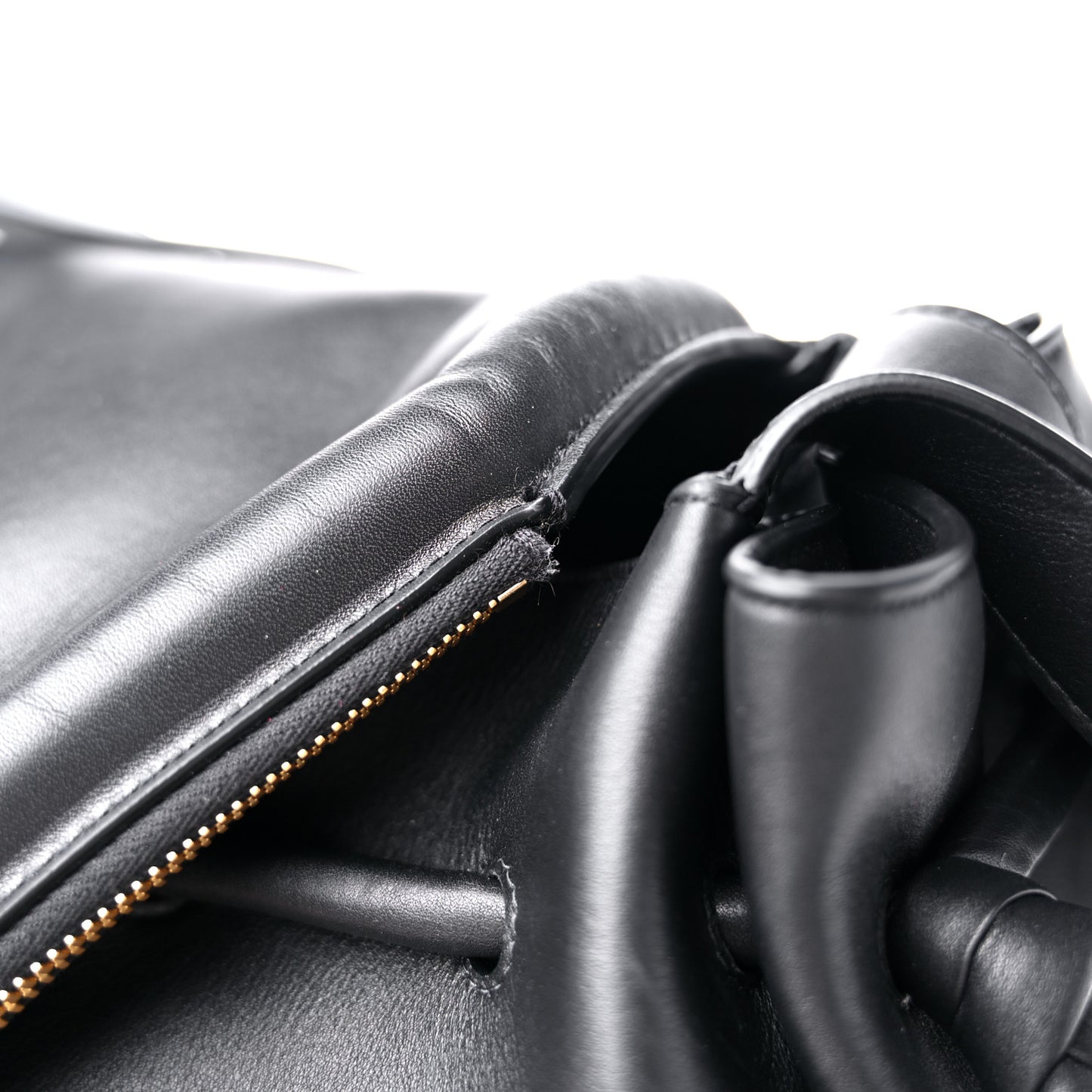 Calfskin Large Beak Tote Black