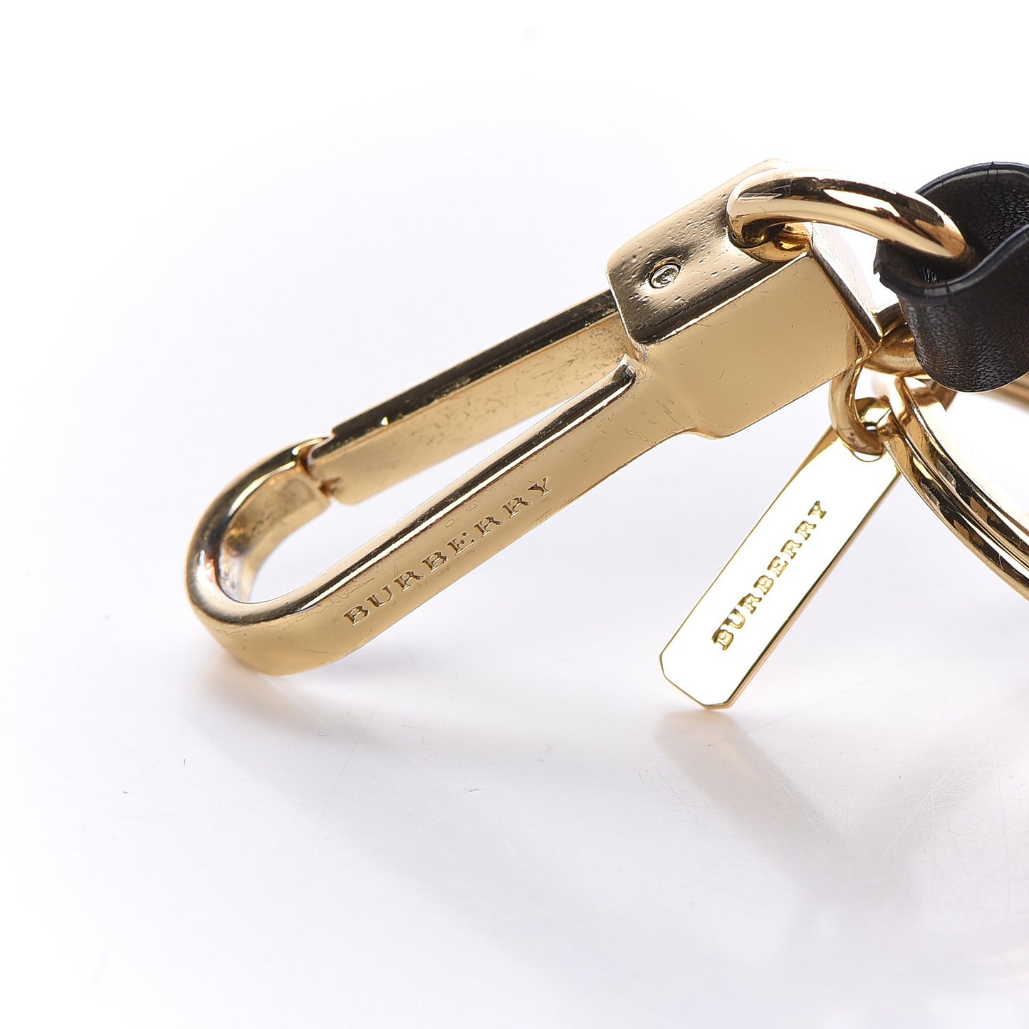 Cashmere House Check Thomas Bear Bag Charm Camel Gold