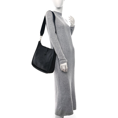Hermes Taurillon Clemence Evelyne PM Black 2 of 9