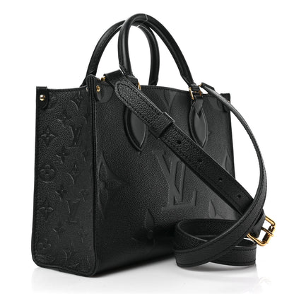 Louis Vuitton Empreinte Monogram Giant Onthego PM Black 3 of 8