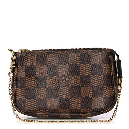 Louis Vuitton Damier Ebene Mini Pochette Accessories 1 of 9