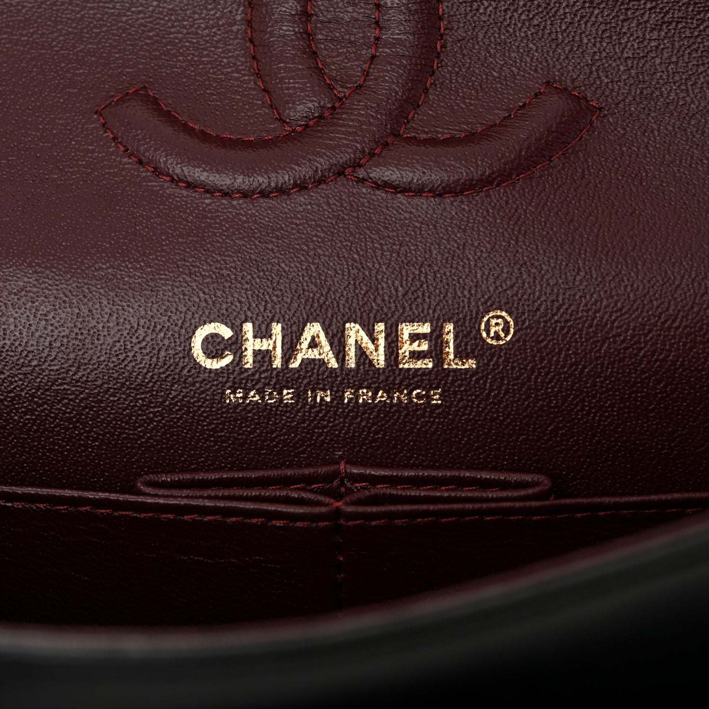Lambskin Quilted Small Double Flap Black