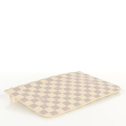 Louis Vuitton Damier Azur Neverfull MM GM Pochette 4 of 7
