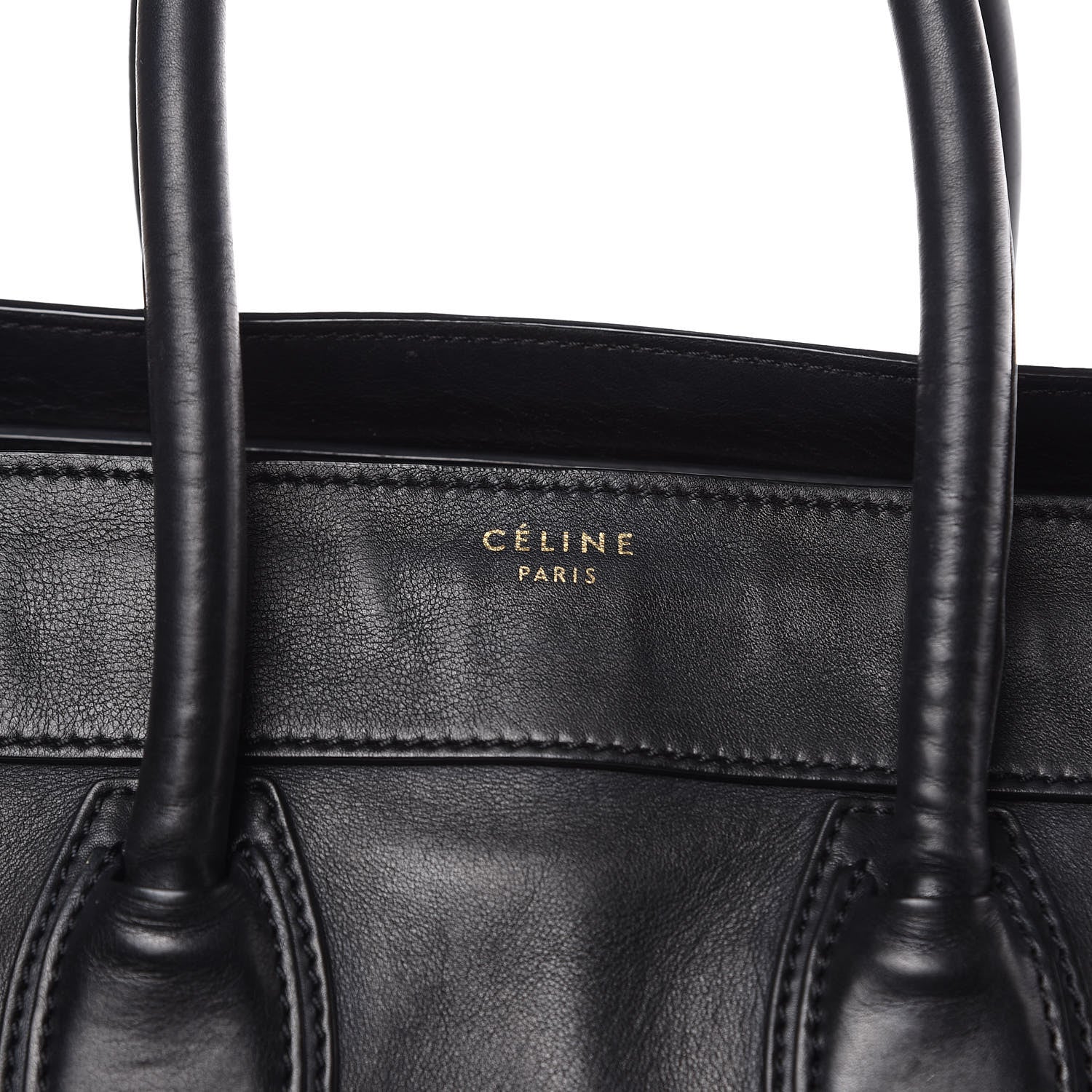 Celine Smooth Calfskin Mini Luggage Black 7 of 20