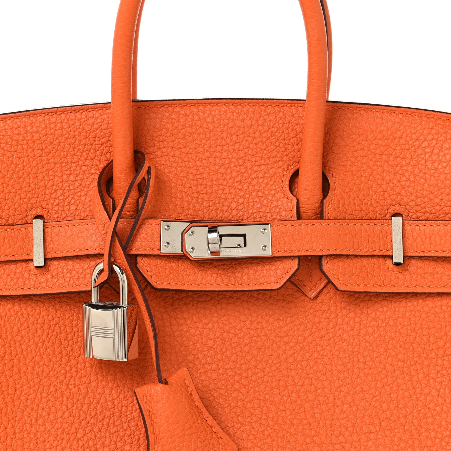 Hermes Togo Birkin 25 Orange 7 of 12