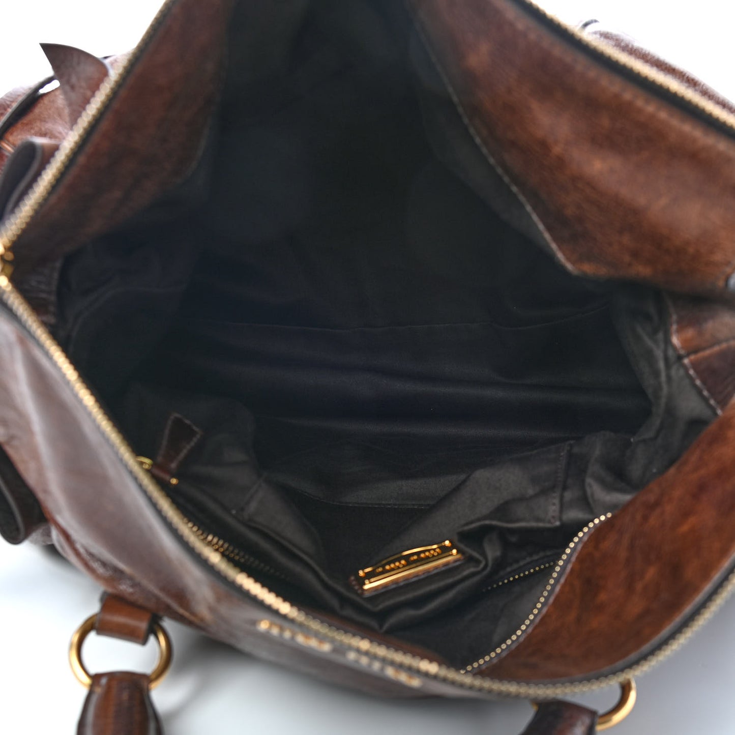 Vitello Lux Medium Bow Bag Brown