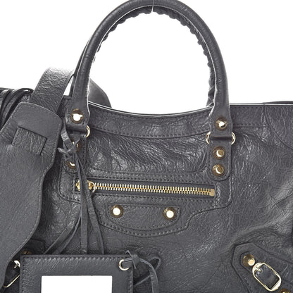 Balenciaga Agneau Classic Gold Hardware S City Gris Fossile 8 of 10