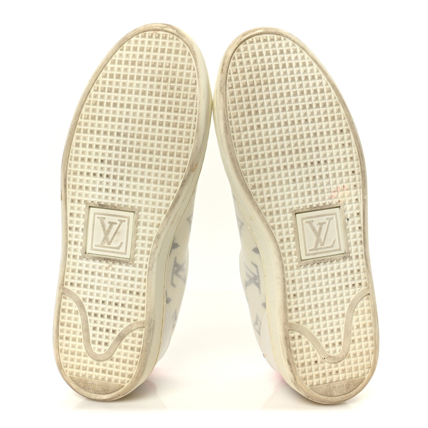 Louis Vuitton Technical Fabric Calfskin Monogram Frontrow Sneakers 35.5 Pink 6 of 10