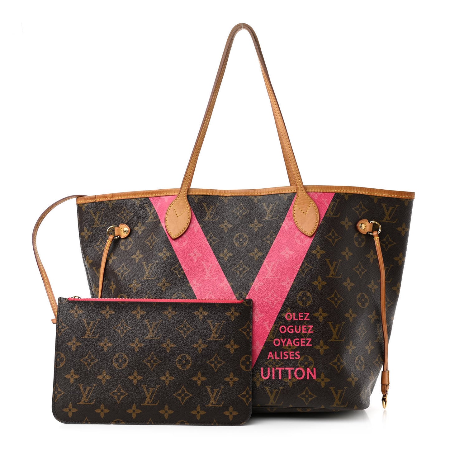 Monogram V Neverfull MM Grenade