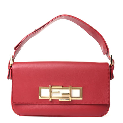 Fendi Vitello Dolce Bi-Color 3Baguette Shoulder Bag Mattone White 1 of 4