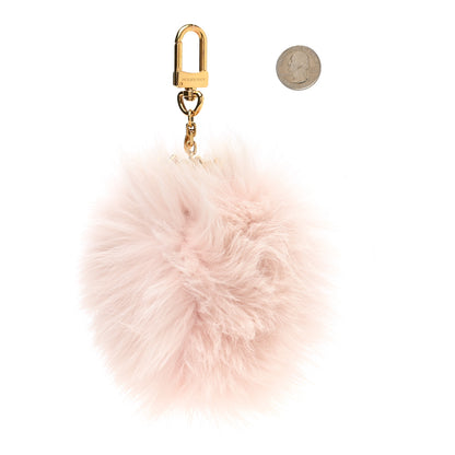 Louis Vuitton Fuzzy Bubble Bag Charm Light Pink 2 of 3