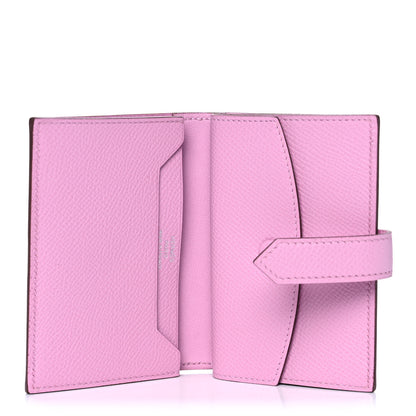 Hermes Epsom Mini Bearn Wallet Mauve Sylvester 5 of 12