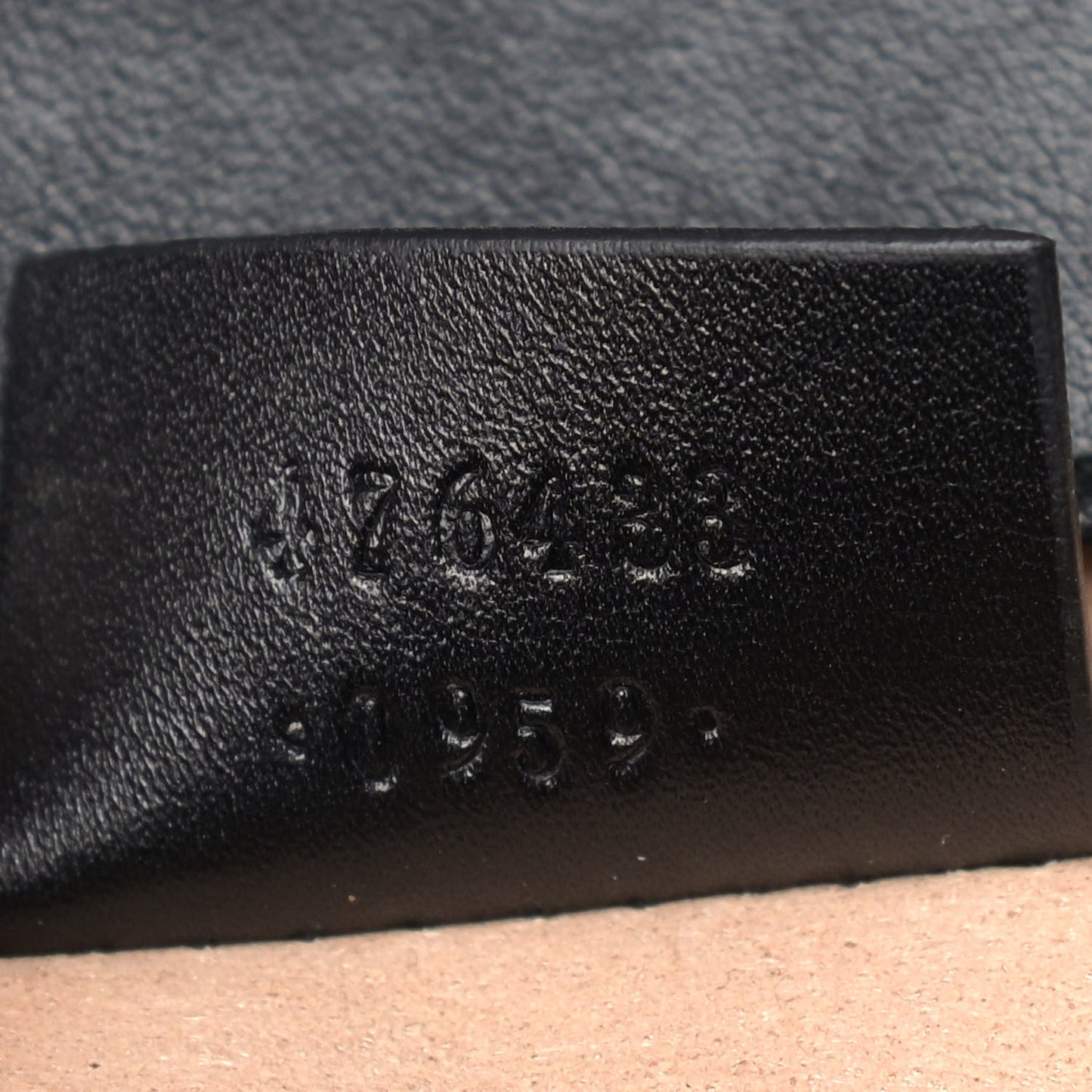 Calfskin Matelasse Super Mini GG Marmont Shoulder Bag Black