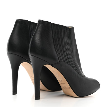 Jimmy Choo Grained Calfskin Brenna Ankle Boots 37.5 in black 4 of 9