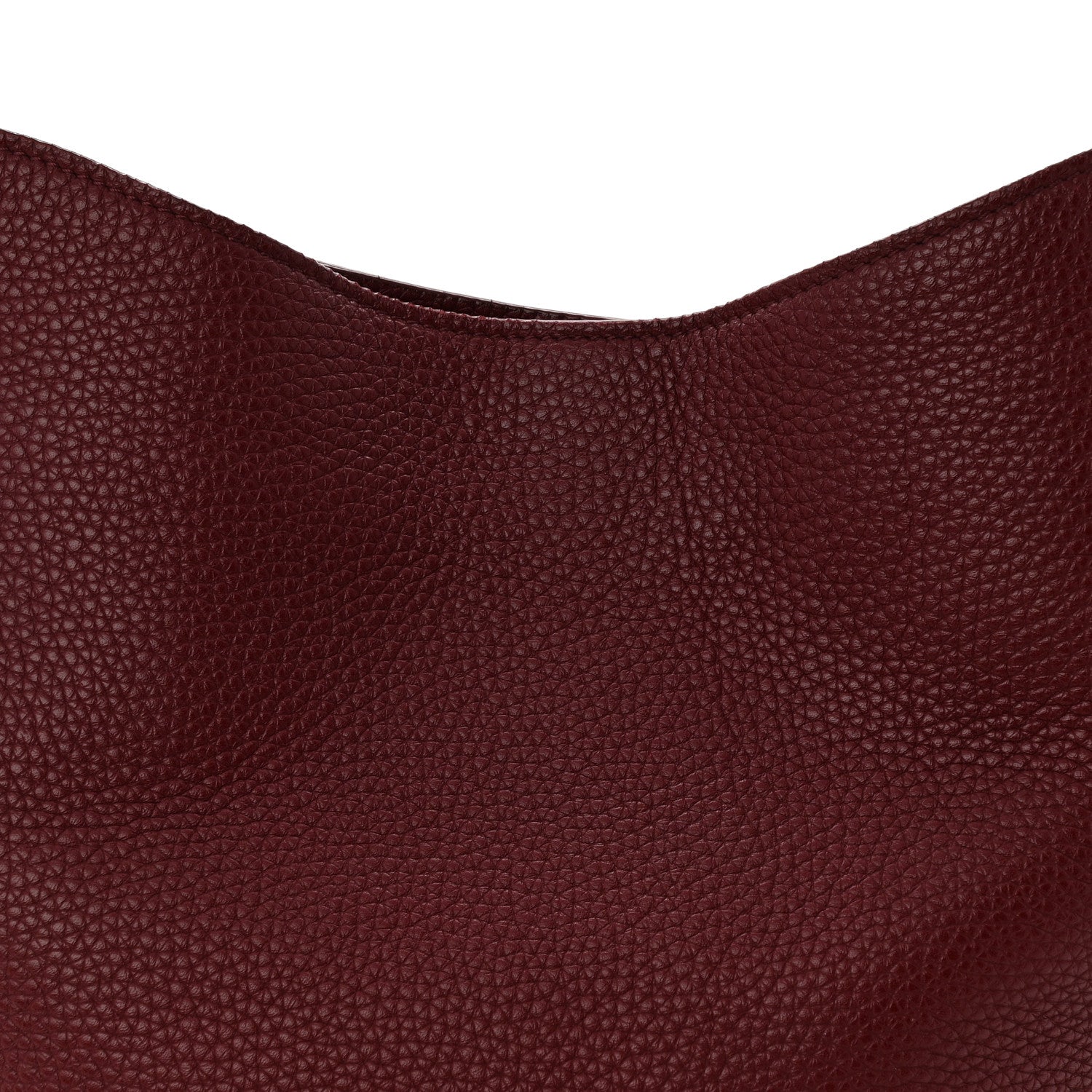 Tom Ford Pebbled Calfskin Large Alix Padlock Zip Hobo Bag Cabernet 8 of 11