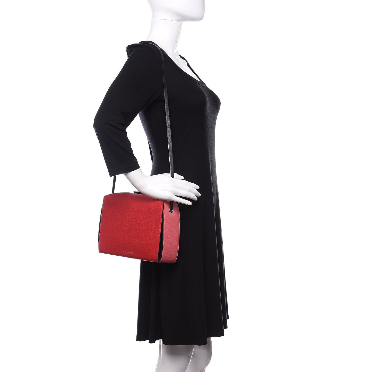 Calfskin Box Shoulder Bag Multicolor