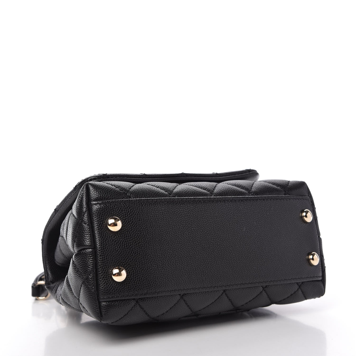 Chanel Caviar Quilted Extra Mini Coco Handle Flap Black 4 of 11