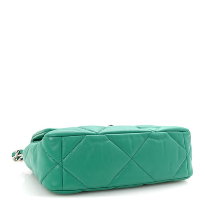 Chanel Lambskin Quilted Medium Chanel 19 Flap Green 4 of 10