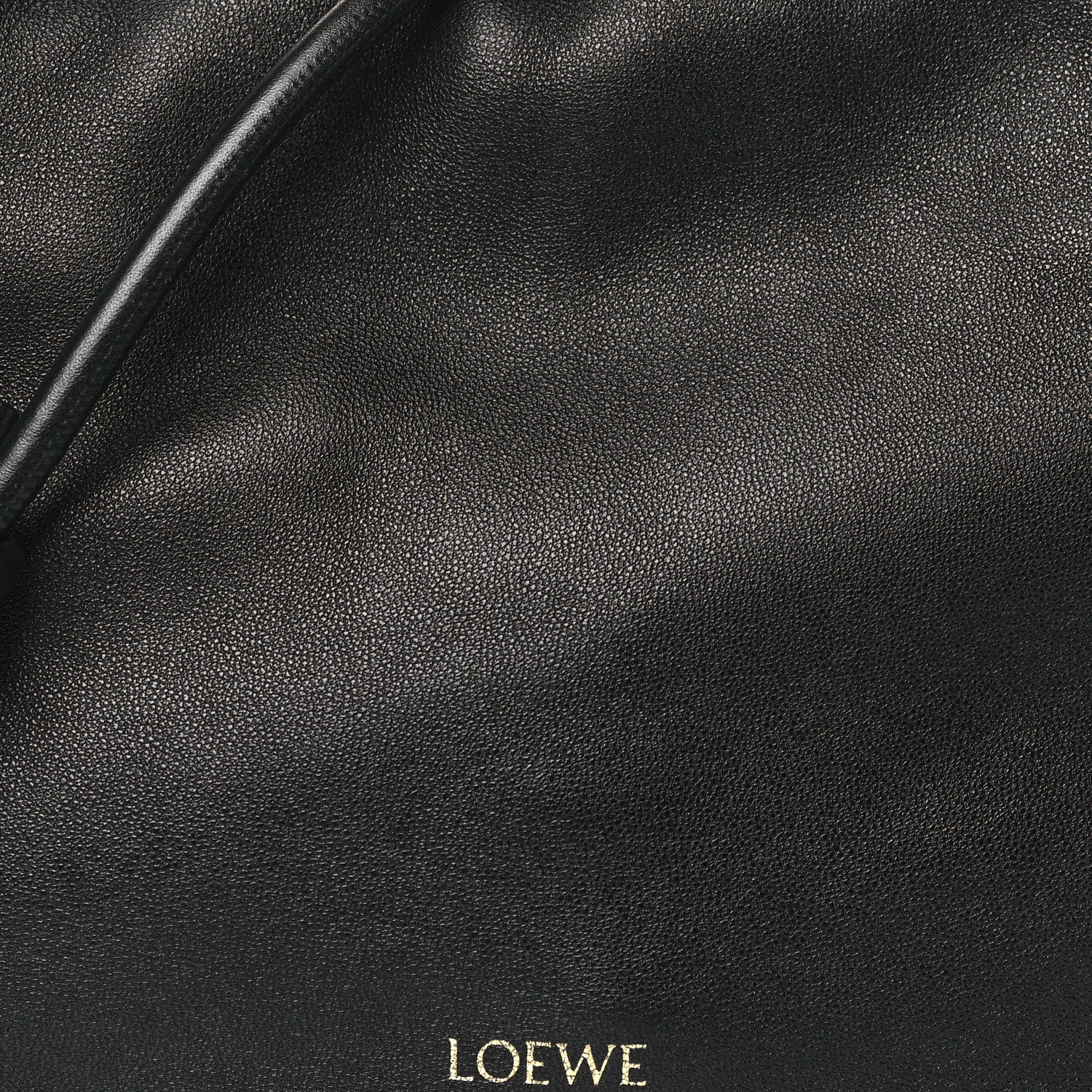 Loewe Mellow Nappa Donut Chain Flamenco Knot Clutch Black 8 of 10