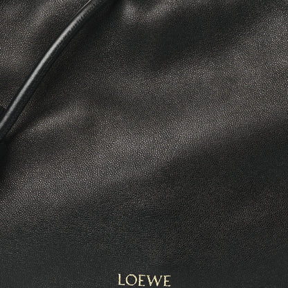 Loewe Mellow Nappa Donut Chain Flamenco Knot Clutch Black 8 of 10