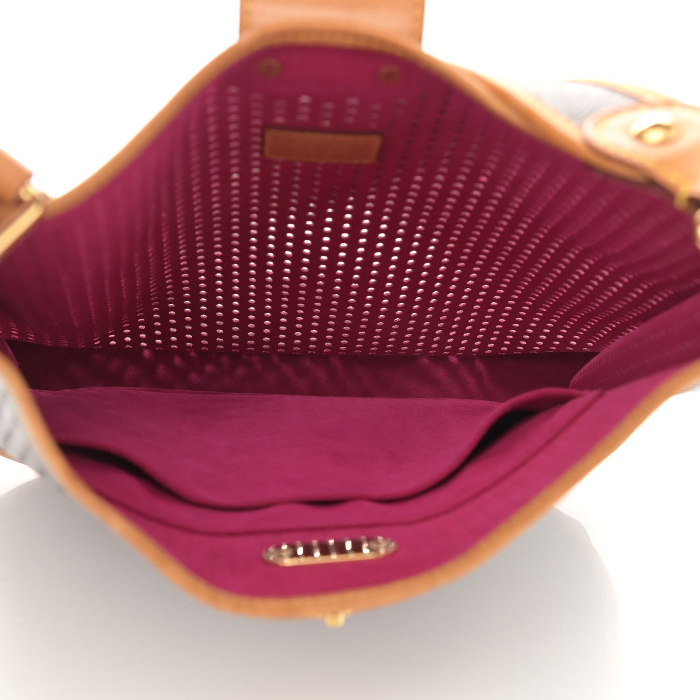 Monogram Perforated Musette Fuchsia