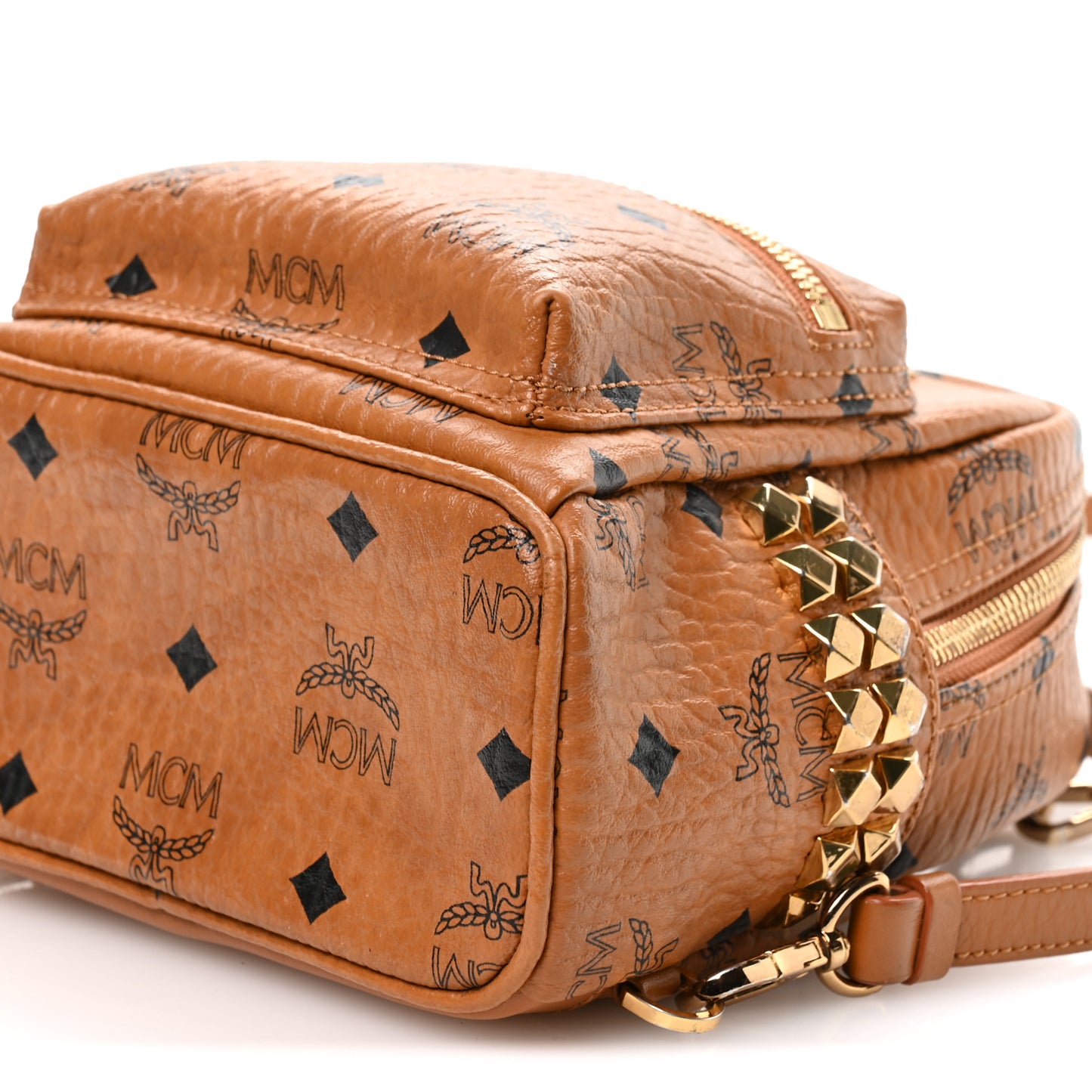 Visetos Side Stud X-Mini Stark Bebe Boo Backpack Cognac