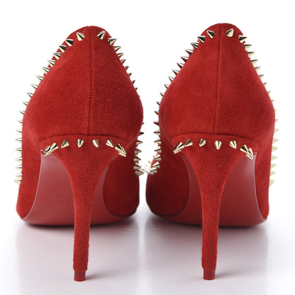 Christian Louboutin Veau Velours Anjalina 85 Pumps 35 Loubi 6 of 9