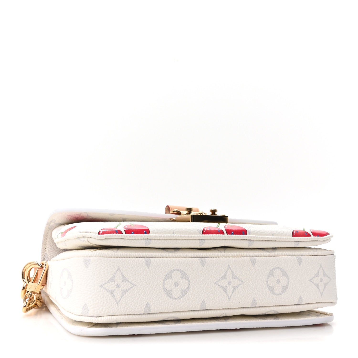Louis Vuitton LV X TM Monogram Cerises Pochette Metis East West White 4 of 10