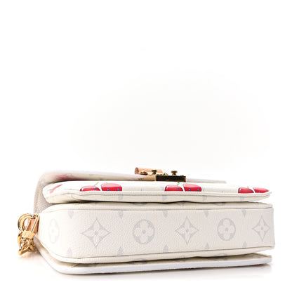 Louis Vuitton LV X TM Monogram Cerises Pochette Metis East West White 4 of 10