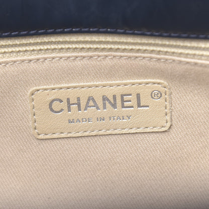 Chanel Vinyl Quilted Large In The Business Tote Navy 6 of 10