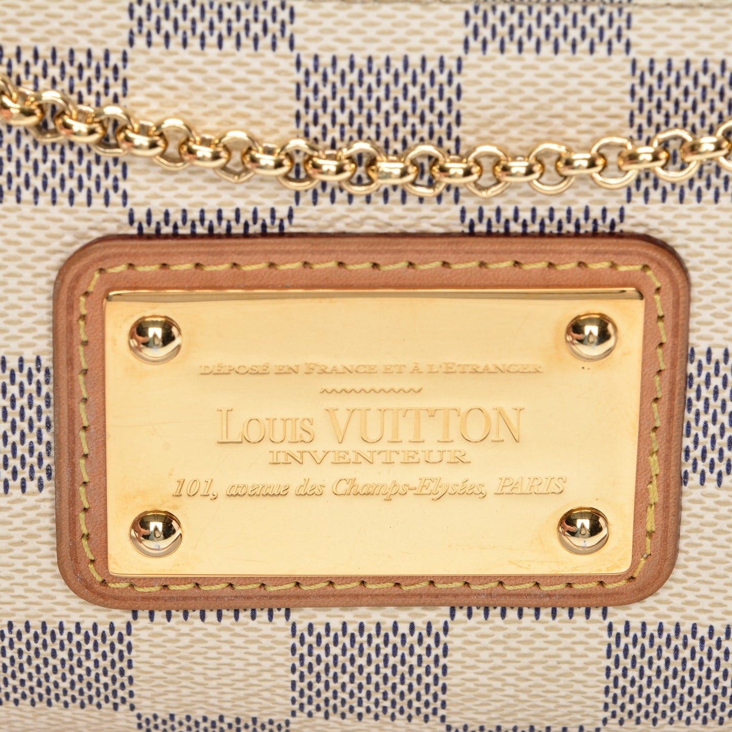 Damier Azur Eva Clutch