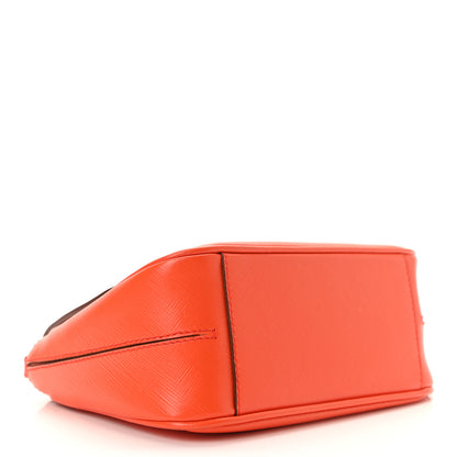 Salvatore Ferragamo Printed Calfskin Gancio Crossbody Bag Orange 4 of 9