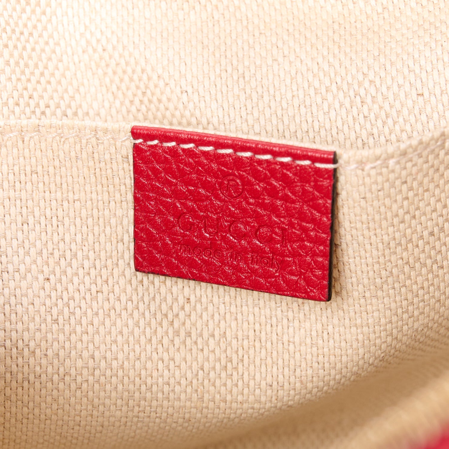 Gucci Pebbled Calfskin Small Soho Disco Bag Tabasco Red 6 of 12