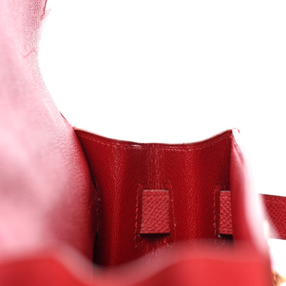 Hermes Courchevel Kelly Sellier 32 Rouge Vif 21 of 36
